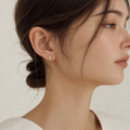 Silver Starlet Earrings